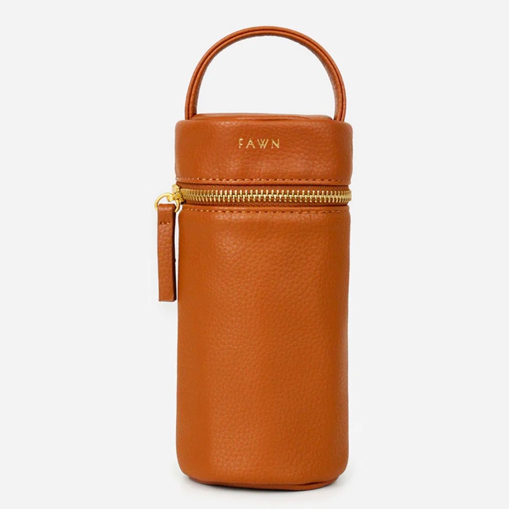 Fawn design THE BOTTLE BAG - BROWN and THE CHANGING CLUTCH (no changing pad)